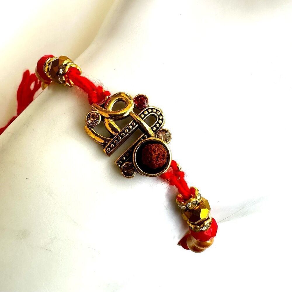 Red rudrashka  bracelet